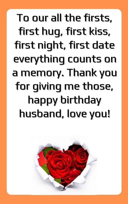 husband birthday wishes in english